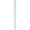 Ekena Millwork Fluted PVC Pilaster w/Decorative Capital & Base, 8"W x 108"H x 2"P PILP08X108FL02-2 - alternate 3